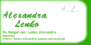 alexandra lenko business card